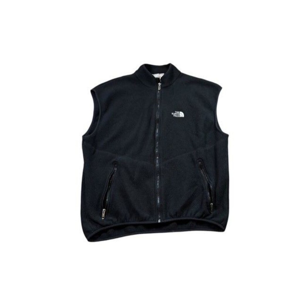 The North Face Fleece Vest Mens Size XL Full Zip Made USA Outdoor Hiking Vintage